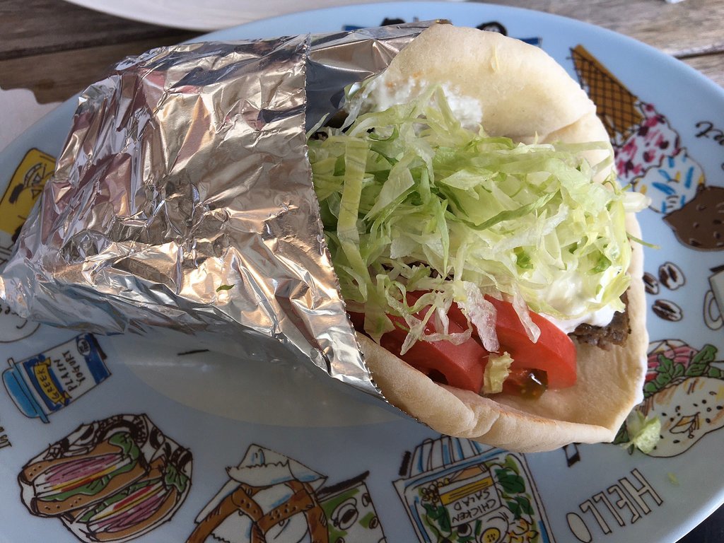 Sunabe Gyros Greek Vegetable Sandwich